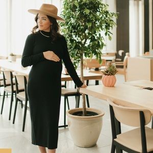 Kindred Bravely Jackie Mock-neck Sweater Dress